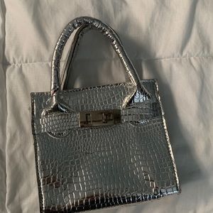 Silver Mini Bag